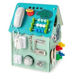 Casuta interactiva Costway TM10032BL (Blue) Thumb