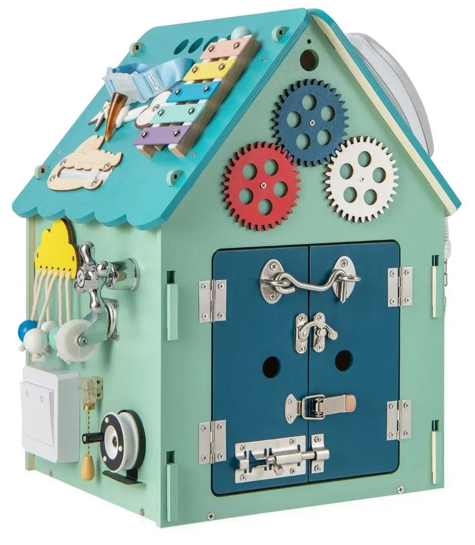 Casuta interactiva Costway TM10032BL (Blue)