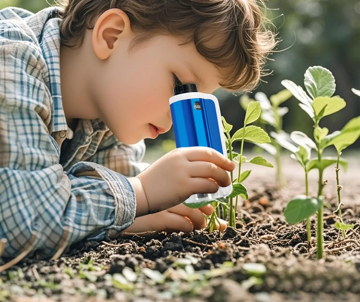 Microscop pentru copii Essa Toys Alloy Microscope SD662