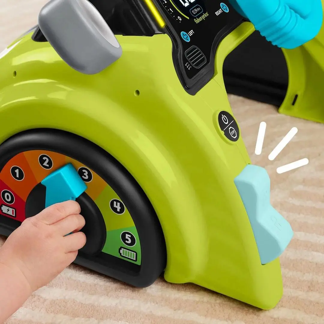 Centru de joaca Fisher-Price Sit and Steer Driver HTW88 (Green/Black) - 3