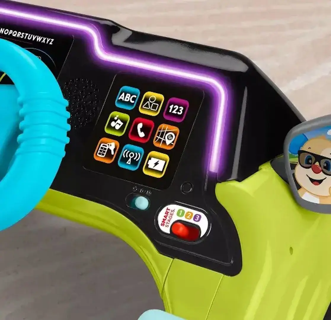 Centru de joaca Fisher-Price Sit and Steer Driver HTW88 (Green/Black) - 5