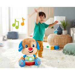 Jucarie interactiva Fisher-Price Laugh&Learn So Big Puppy HJF23 (Brown/Blue) Thumb