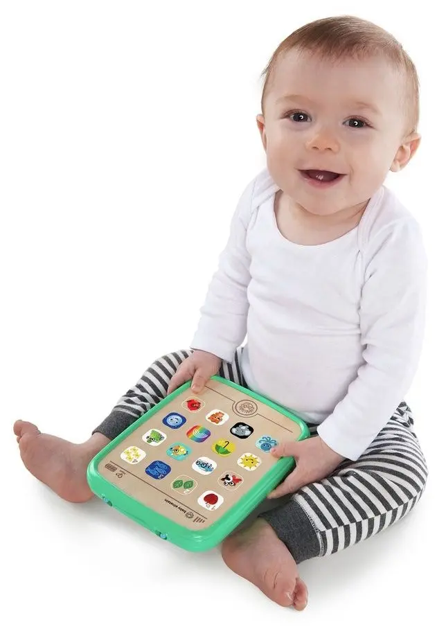 Jucarie interactiva Hape Magic Touch Curiosity Tablet (Green)