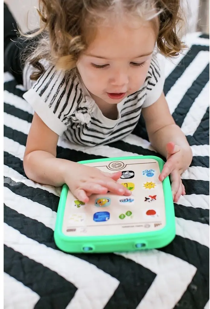 Jucarie interactiva Hape Magic Touch Curiosity Tablet (Green)