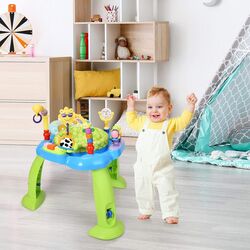 Centru de joaca 2in1 Hola Toys Jump'n turn (Blue) Thumb