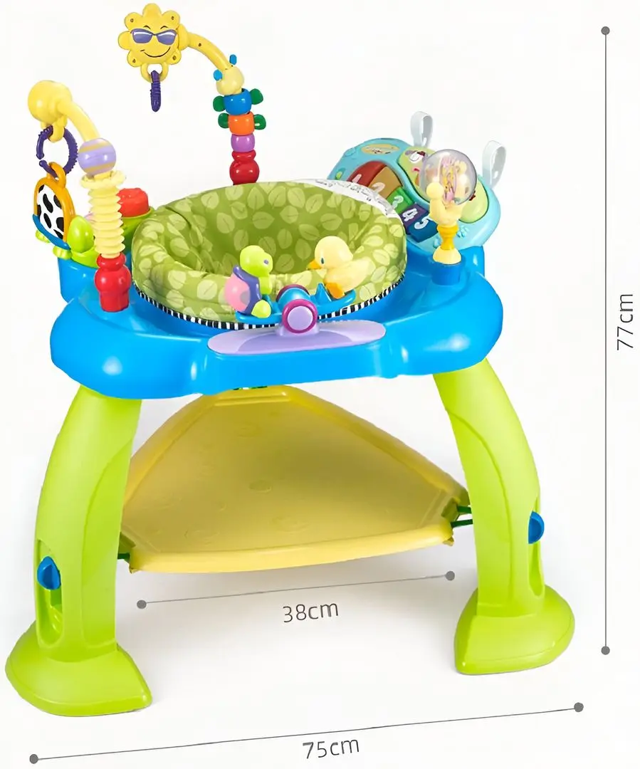 Centru de joaca 2in1 Hola Toys Jump'n turn (Blue) - 5