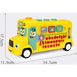 Jucarie interactiva Hola Toys School Bus 3126 (Yellow) Thumb