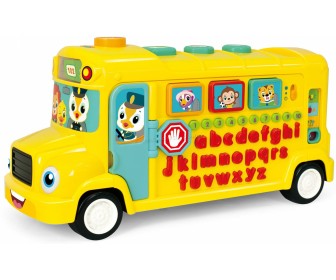 Jucarie interactiva Hola Toys School Bus 3126 (Yellow)