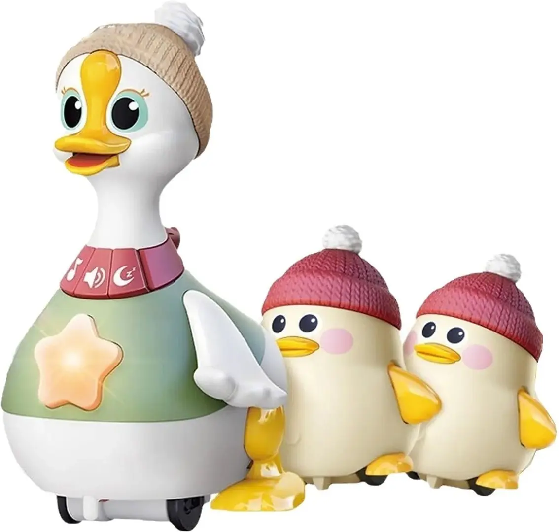 Set jucarii interactive Hola Toys Swinging Duck Family