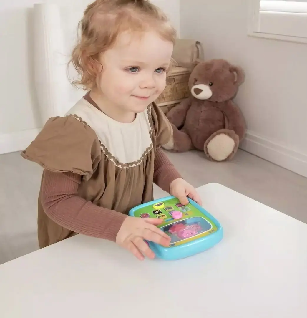 Jucarie interactiva HTI Peppa Pig Peppa's Tablet (Blue/Green)