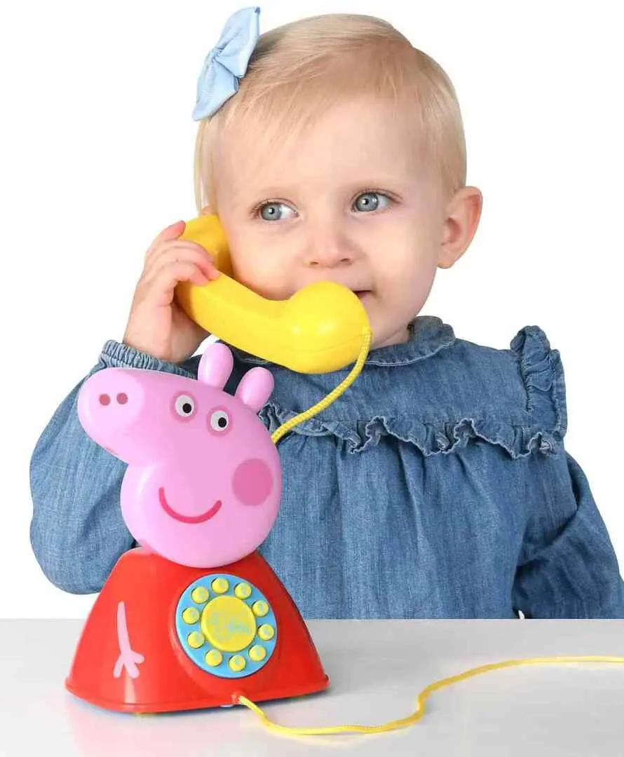 Jucarie interactiva HTI Peppa Pig Peppa's Telephone (Multicolor)