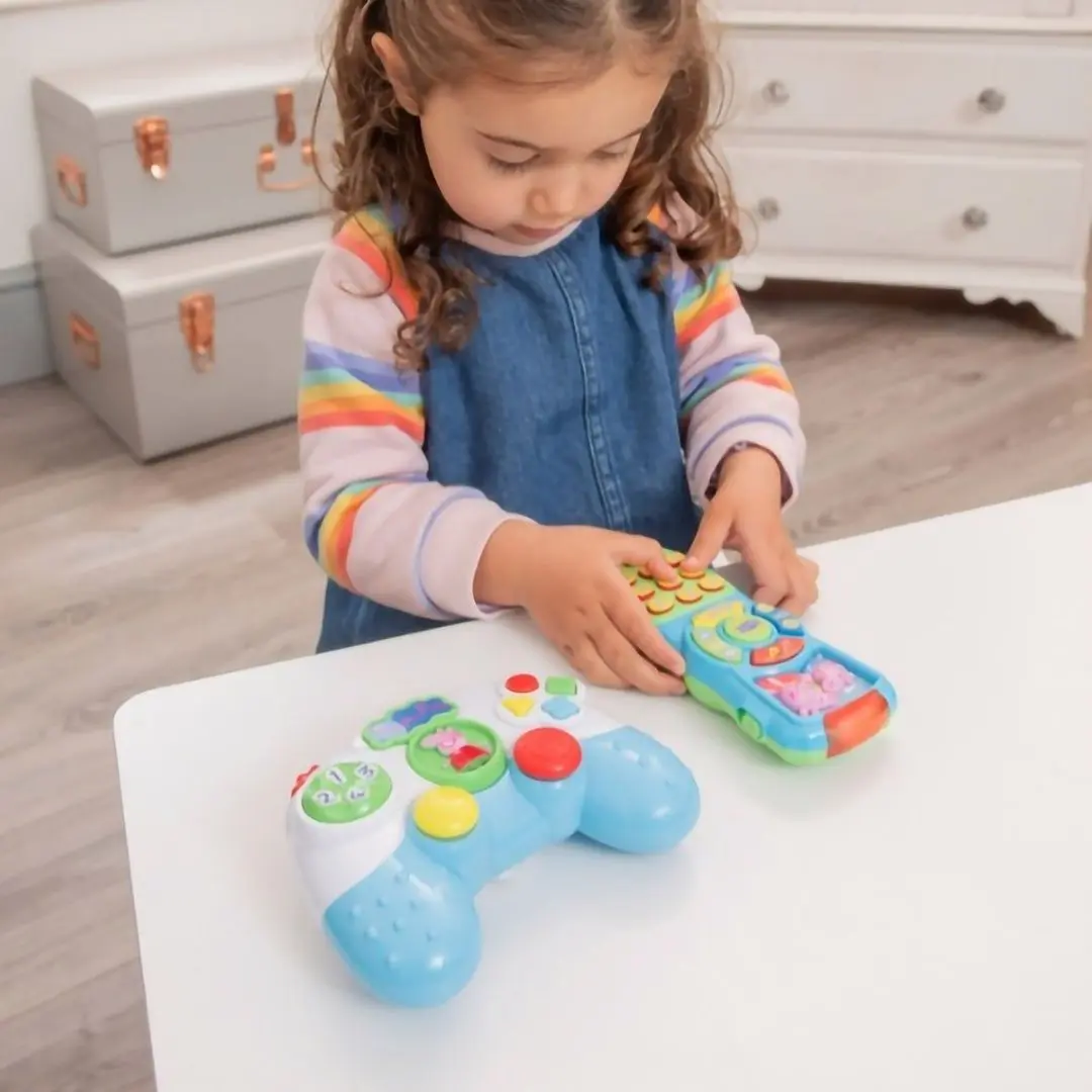 Set jucarii interactive HTI Peppa Pig Peppa's Controller Pack (White/Blue) - 3