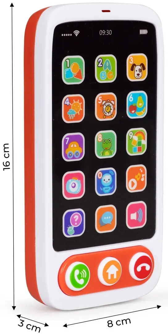 Jucarie interactiva Huanger HE8001 (Orange/White) - 4
