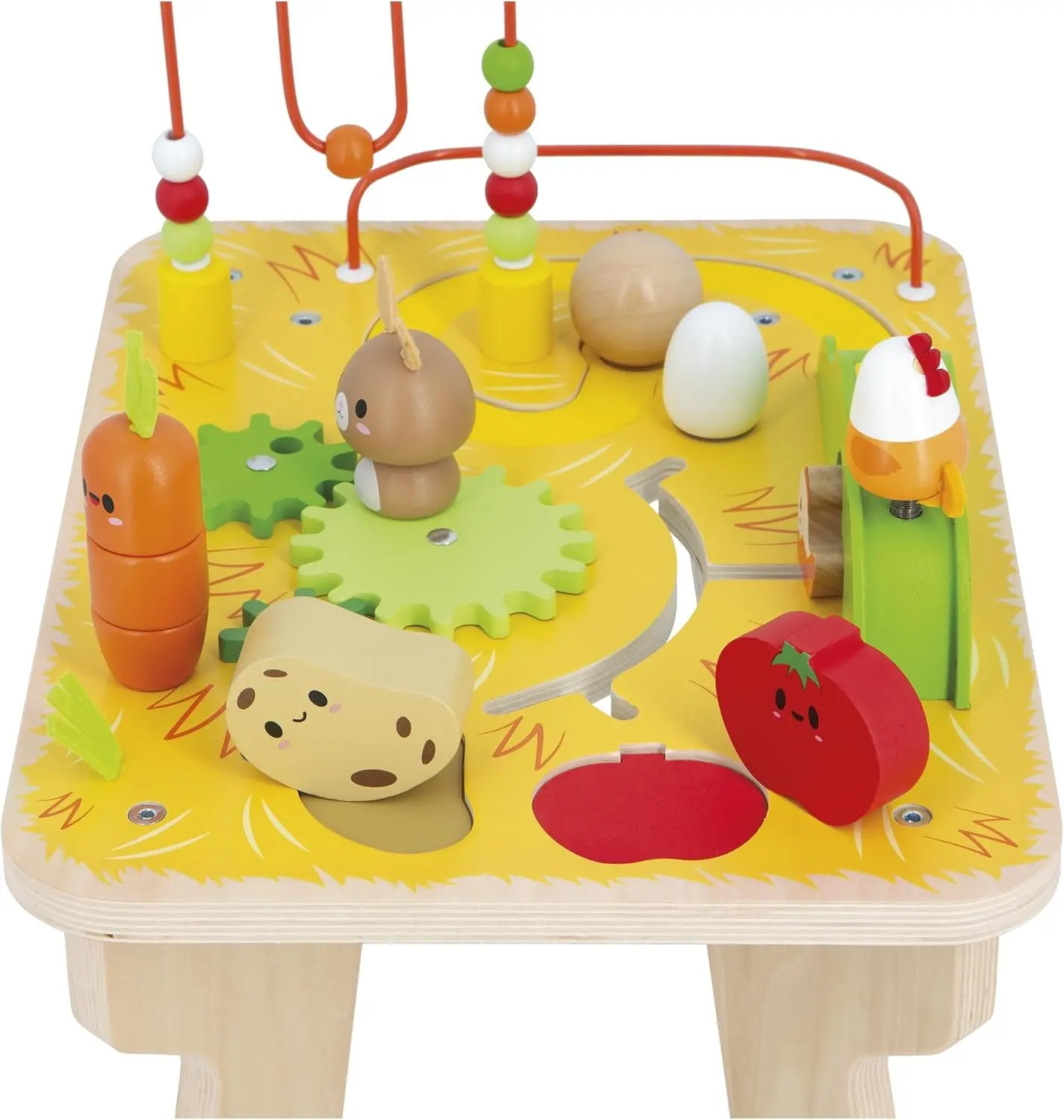 Masa interactiva Janod Farm J03321 (Yellow) - 3