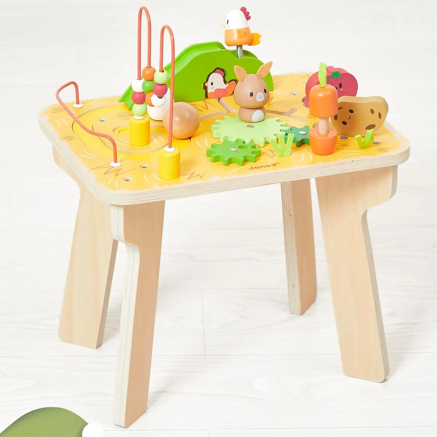 Masa interactiva Janod Farm J03321 (Yellow) - 5