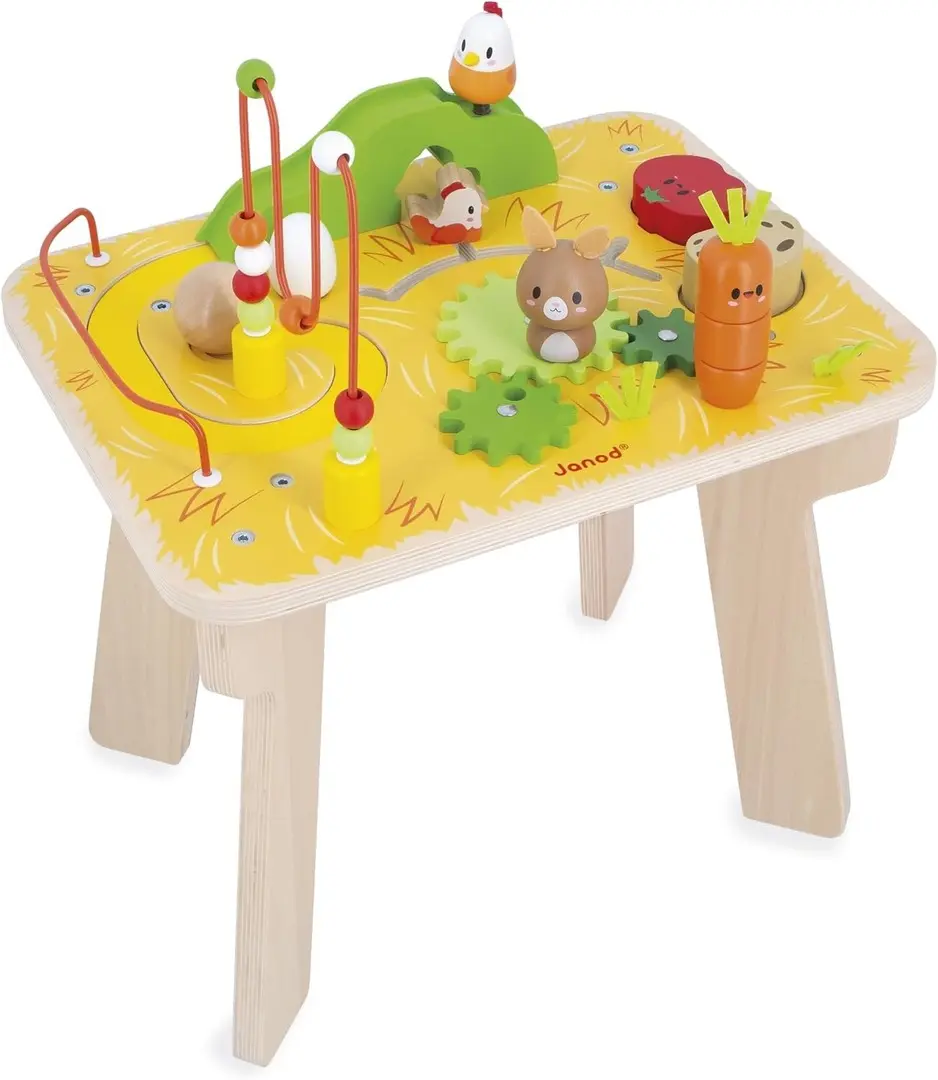 Masa interactiva Janod Farm J03321 (Yellow)