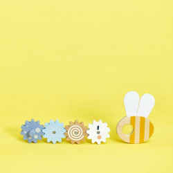 Masa interactiva Janod Sweet Cocoon Leaf J04056 (Blue) Thumb