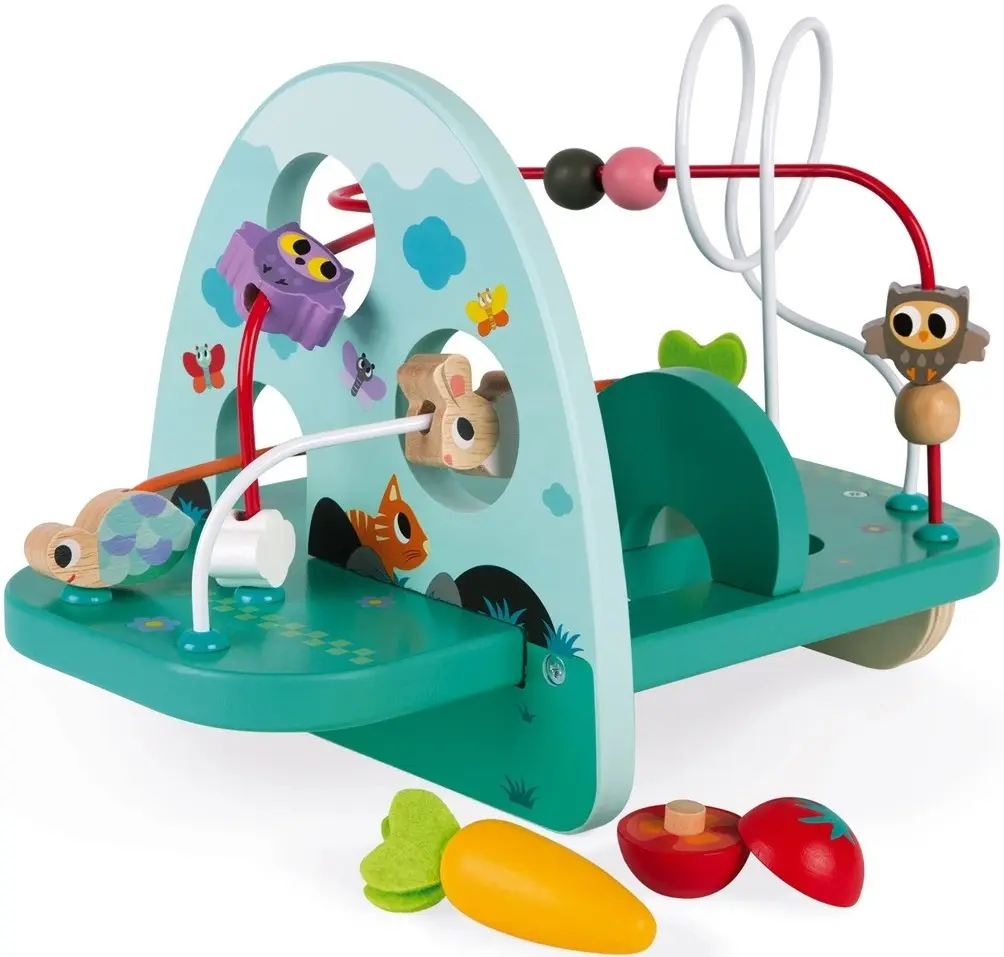 Jucarie de dezvoltare Janod Animals J08254 (Blue) - 3