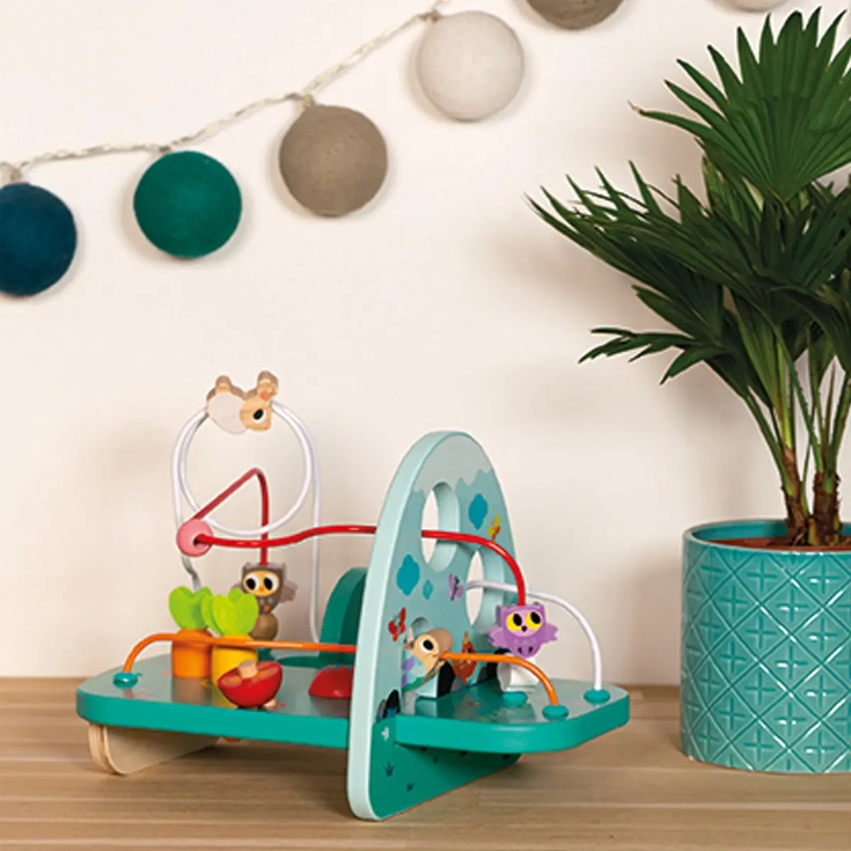 Jucarie de dezvoltare Janod Animals J08254 (Blue) - 7