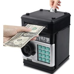 Интерактивная копилка Kruzzel Piggy ATM 23545 (Black) Thumb