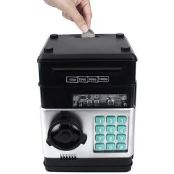 Интерактивная копилка Kruzzel Piggy ATM 23545 (Black) Thumb