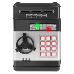 Интерактивная копилка Kruzzel Piggy ATM 23545 (Black)