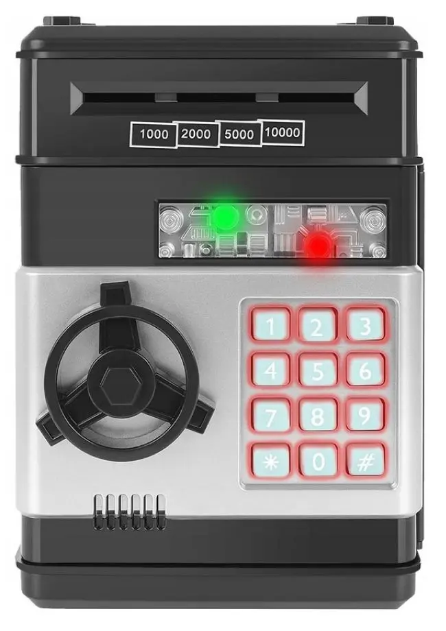 Интерактивная копилка Kruzzel Piggy ATM 23545 (Black)