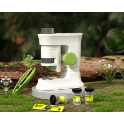 Set de cercetare Mideer Exploring whit Microscope MD2227 (White) Thumb