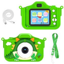 Aparat foto digital pentru copii Crocodile (Green) Thumb
