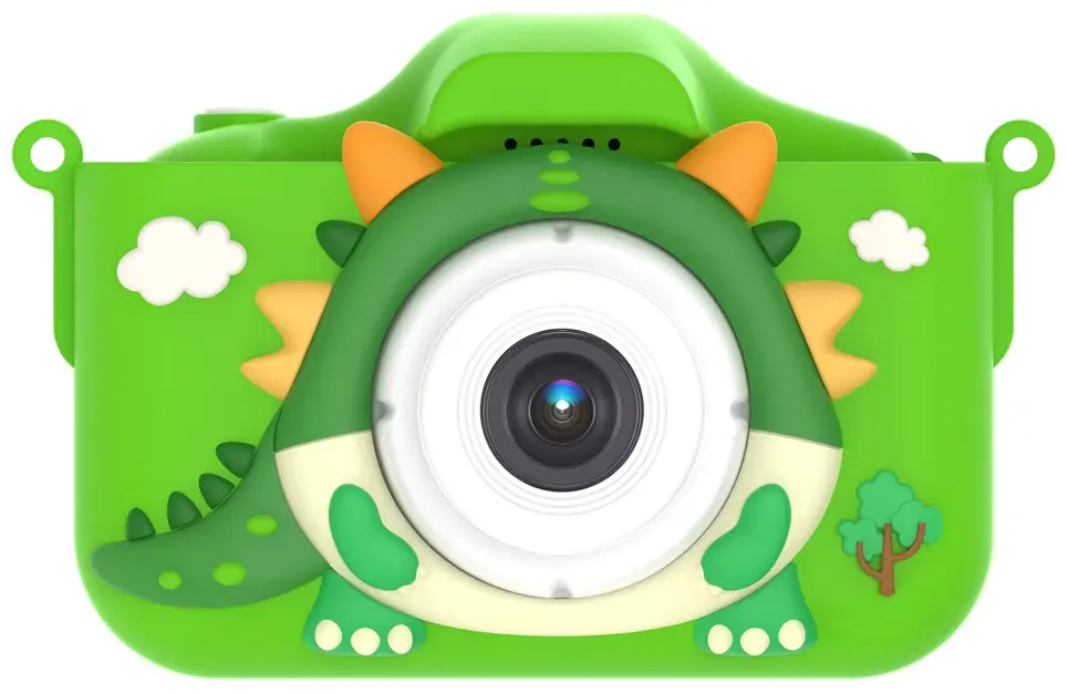 Aparat foto digital pentru copii Crocodile (Green)