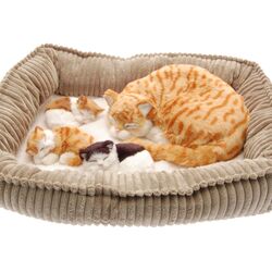 Интерактивная игрушка Perfect Petzzz Cat and 3 Kittens (Brown/White)