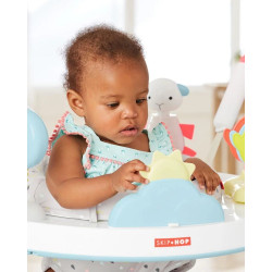 Игровой центр-прыгун Skip Hop Play&Fold Lining Cloud (Silver) Thumb