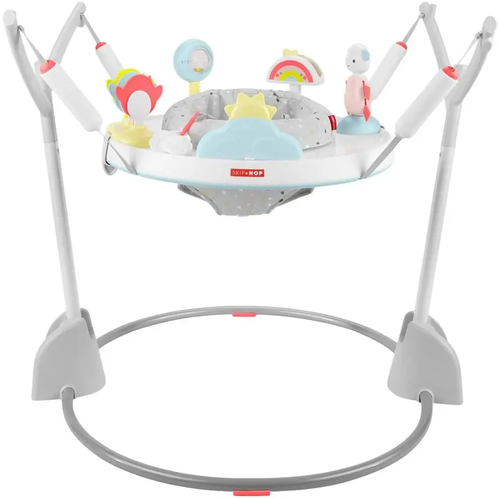 Игровой центр-прыгун Skip Hop Play&Fold Lining Cloud (Silver)