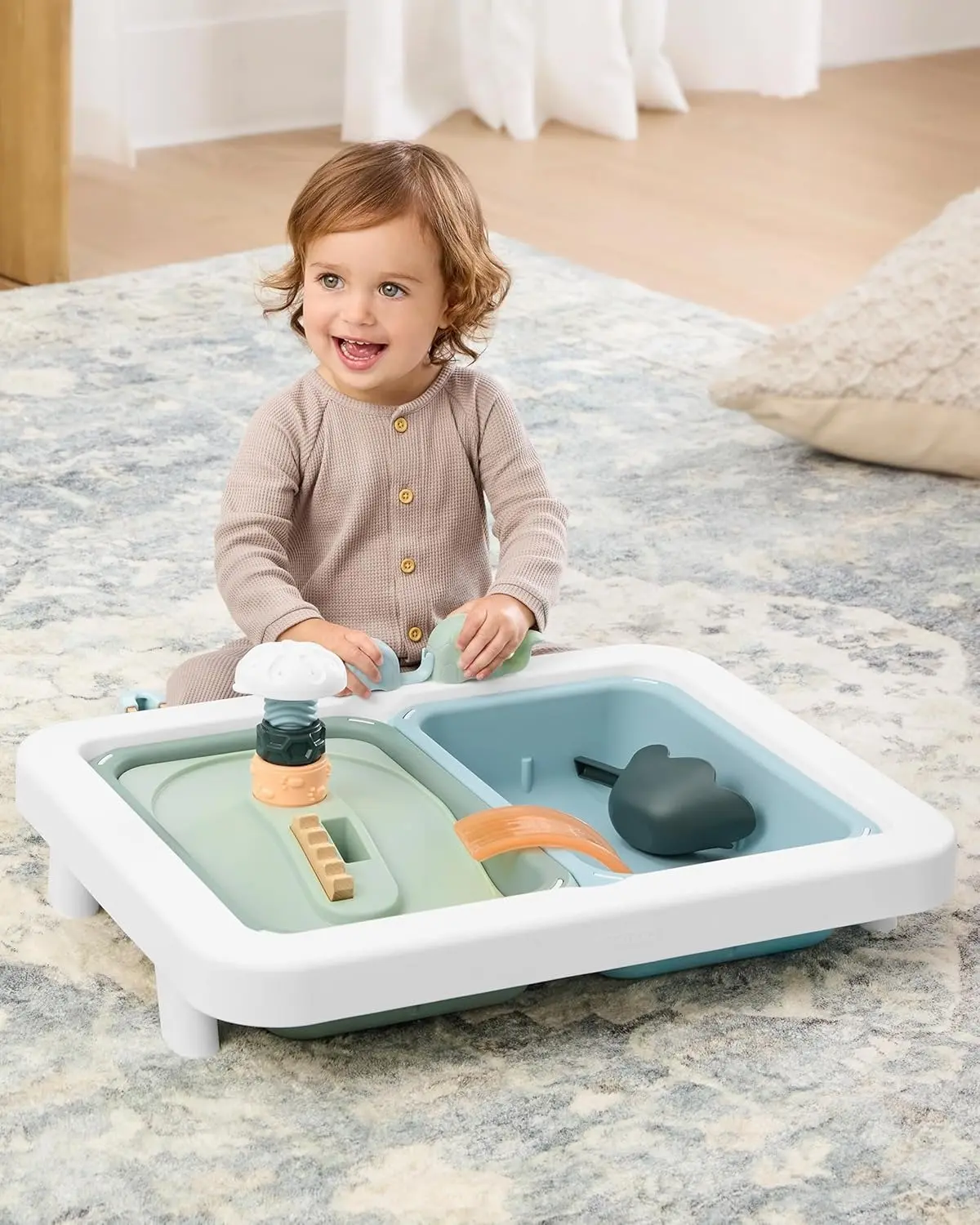 Игровой столик 3в1 Skip Hop Discoverosity (White/Grey) - 4