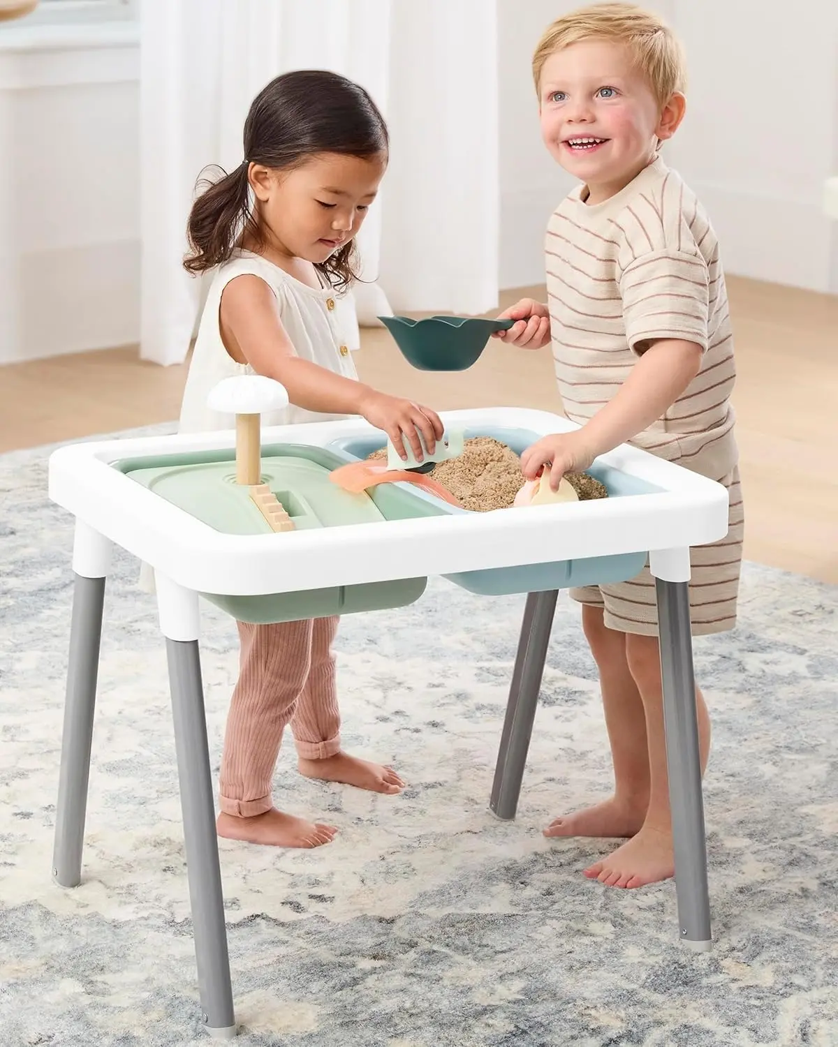 Игровой столик 3в1 Skip Hop Discoverosity (White/Grey) - 5