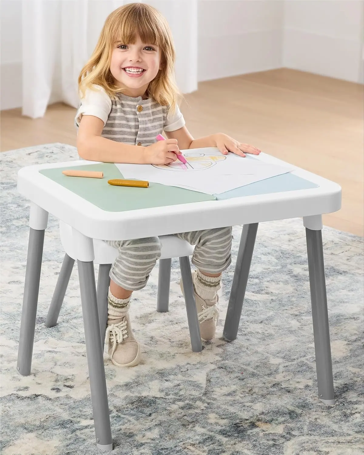 Игровой столик 3в1 Skip Hop Discoverosity (White/Grey) - 6