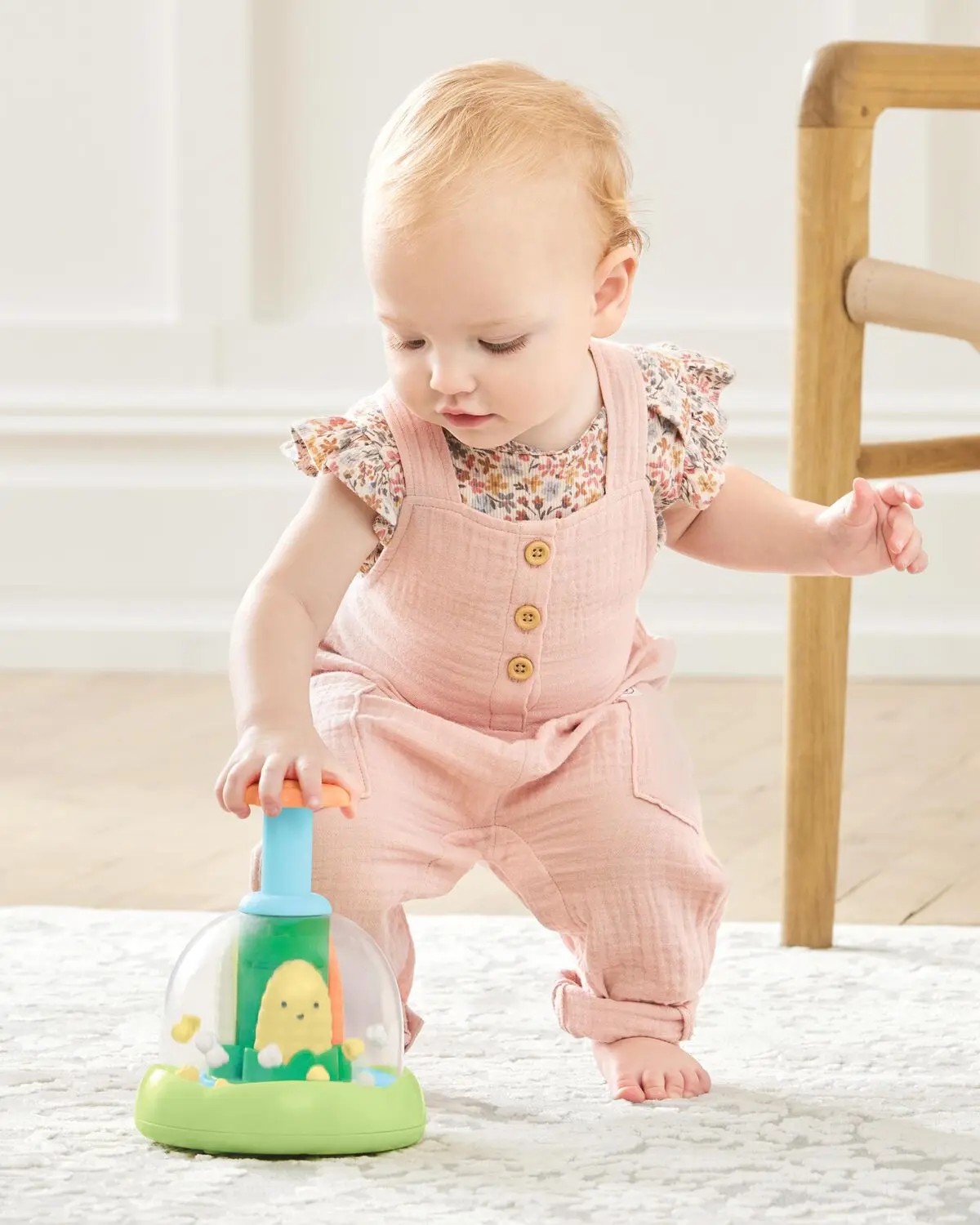Jucarie interactiva Skip Hop Push & Spin Farmstand (Multicolor) - 4