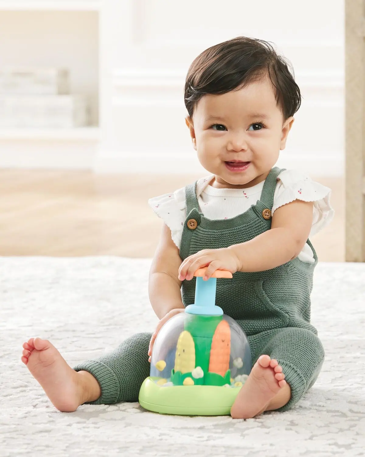 Jucarie interactiva Skip Hop Push & Spin Farmstand (Multicolor) - 5