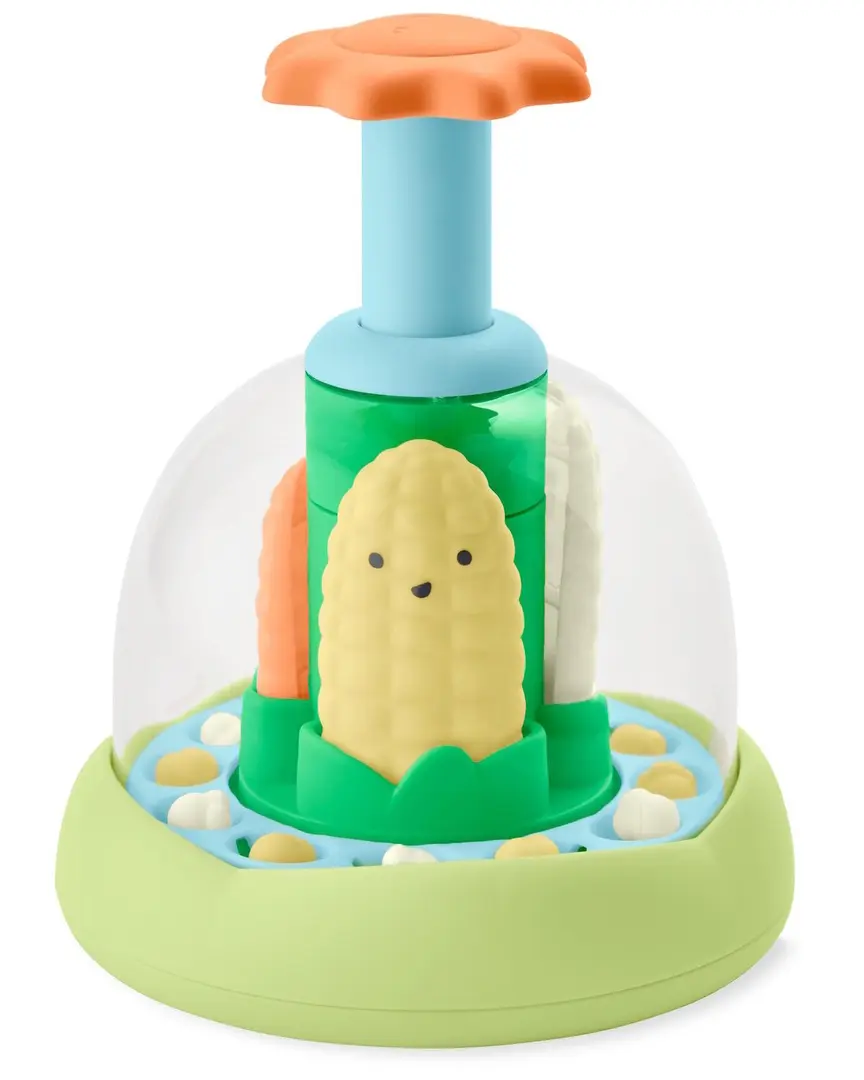 Jucarie interactiva Skip Hop Push & Spin Farmstand (Multicolor)