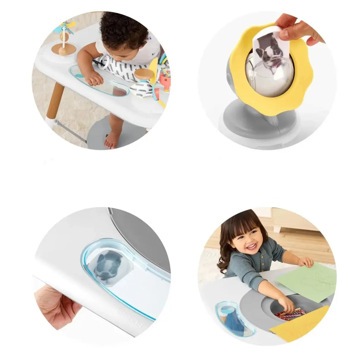 Masuta interactiva 3in1 Skip Hop Discoverosity Montessori (White) - 4