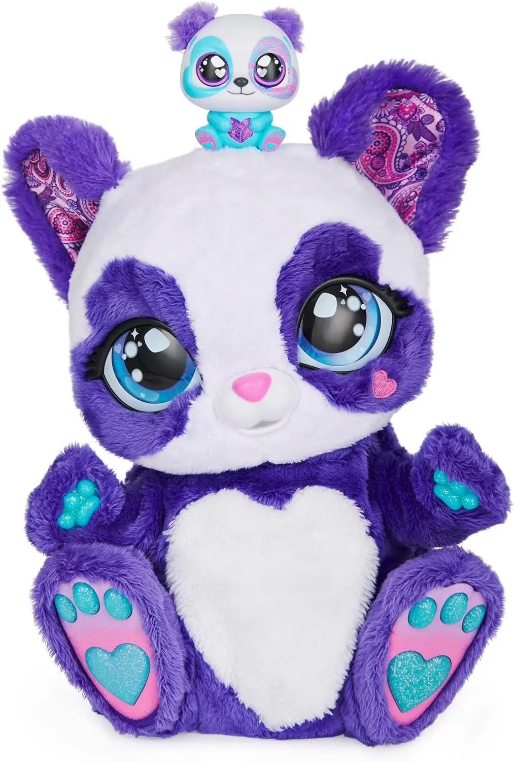 Jucarie interactiva Play-Doh Panda Peek-a-Roo (Violet) - 2