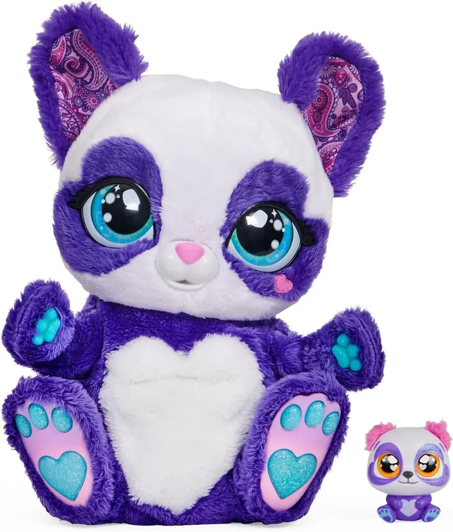 Jucarie interactiva Play-Doh Panda Peek-a-Roo (Violet)