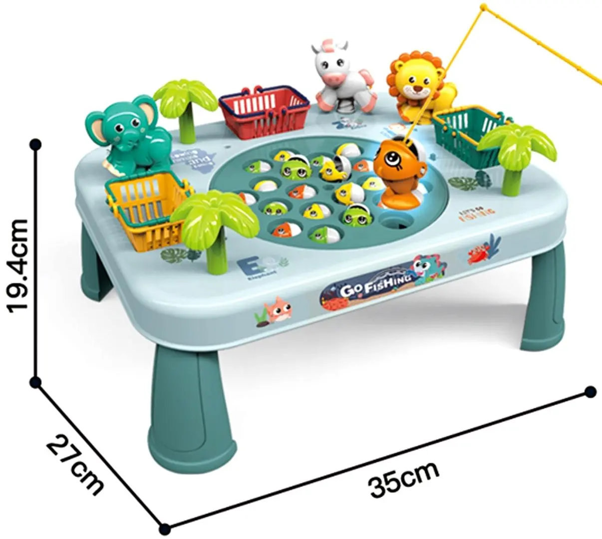 Интерактивный столик Woopie Go Fishing 507730 (Green)