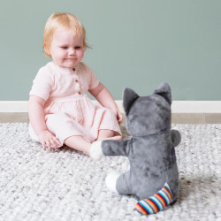 Интерактивная игрушка Zazu Chloe (Grey/White) Thumb