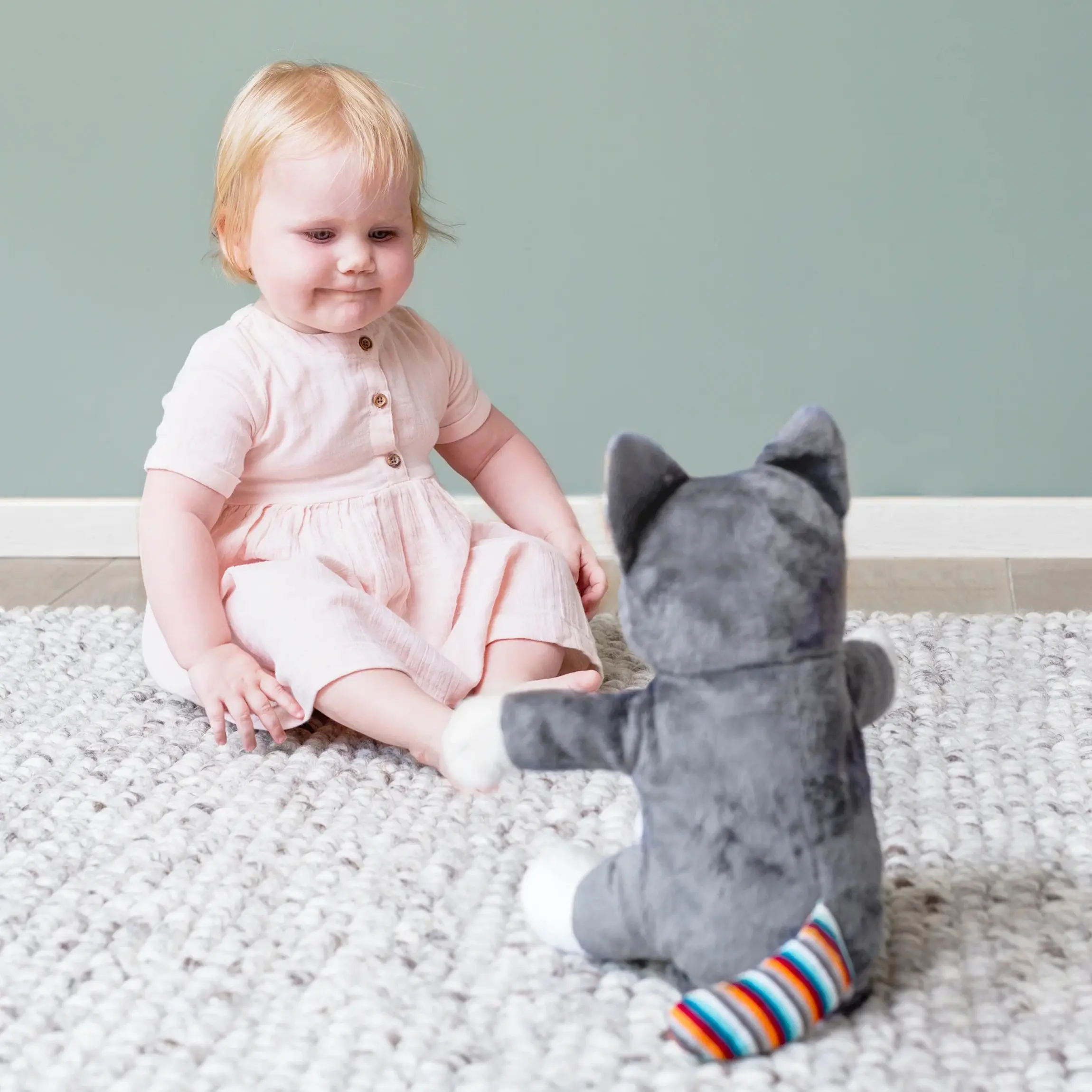 Интерактивная игрушка Zazu Chloe (Grey/White) - 3