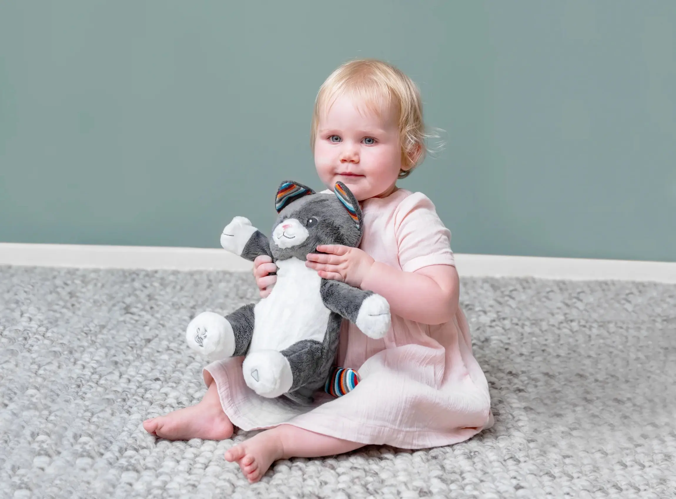 Интерактивная игрушка Zazu Chloe (Grey/White) - 4