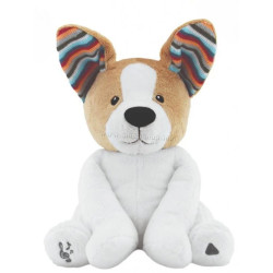 Интерактивная игрушка Zazu Danny Peek-a-Boo (Brown/White)