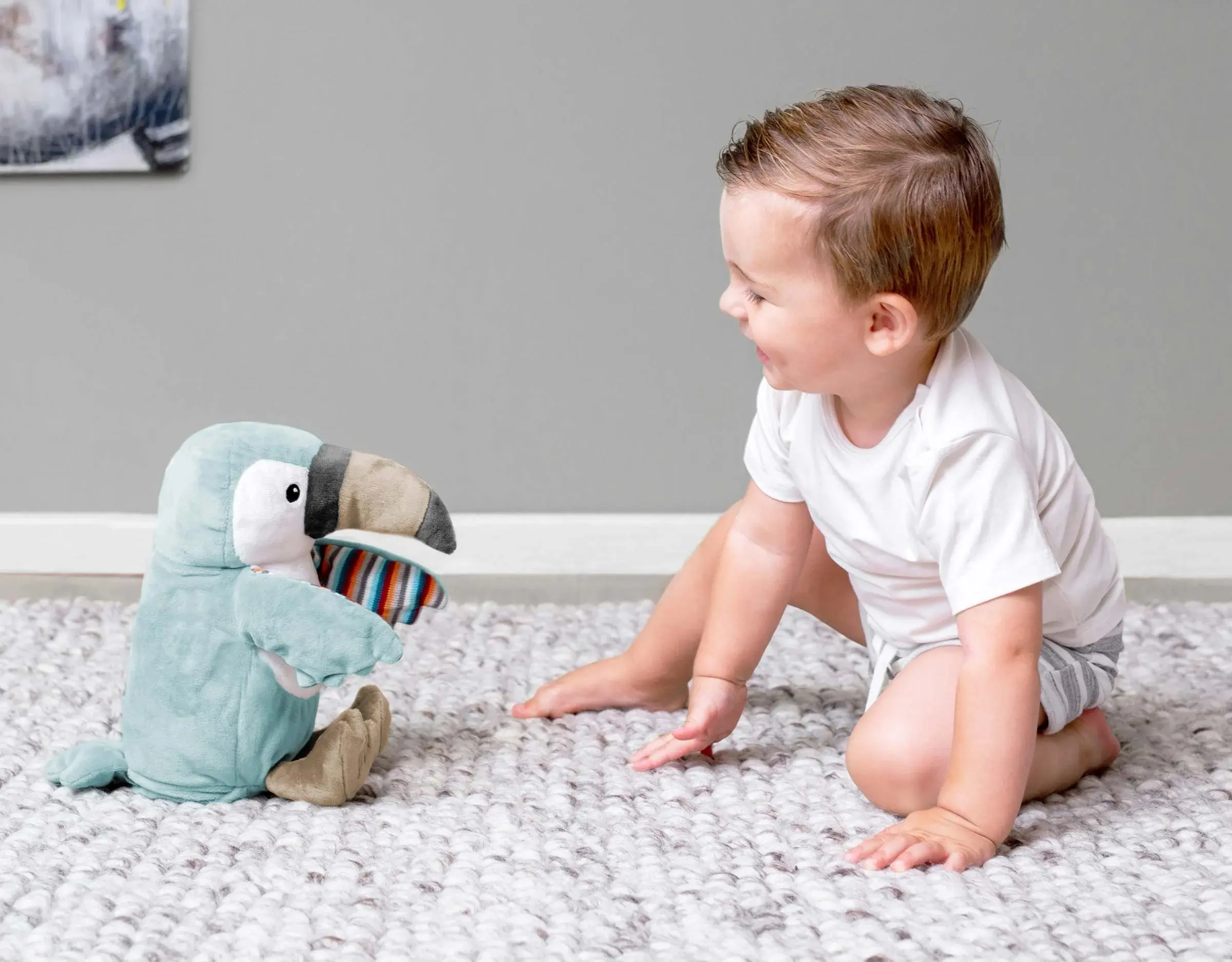 Jucarie interactiva Zazu Timo (Blue/White) - 4