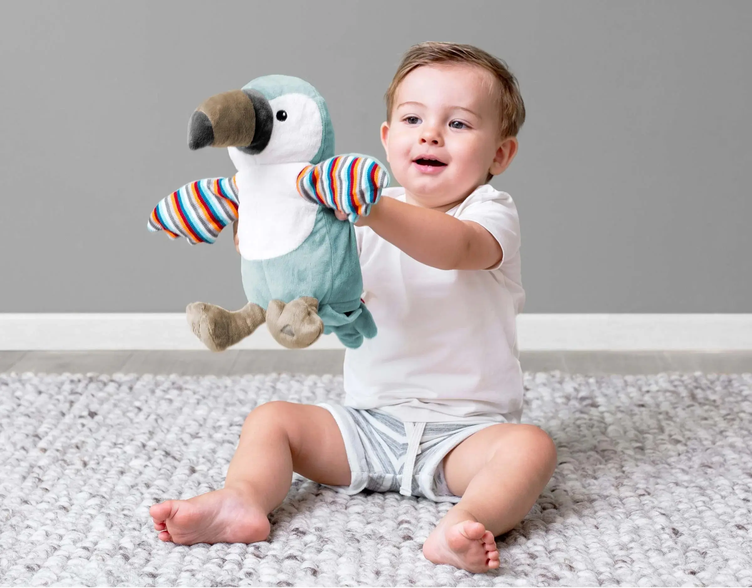 Jucarie interactiva Zazu Timo (Blue/White) - 5