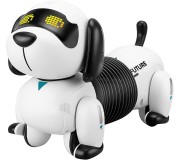 Jucarie interactiva AliBibi Dog BAH5283836 (White/Black)